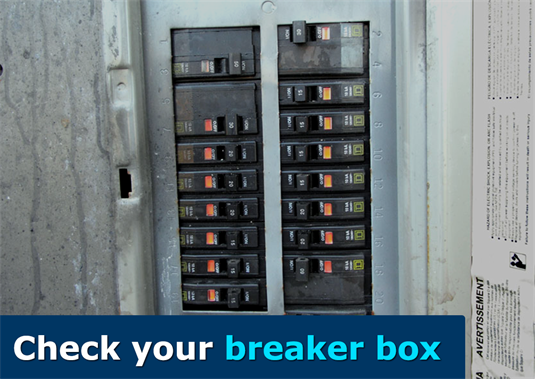 check breaker box