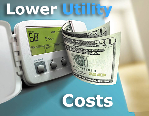 Lower utility costs